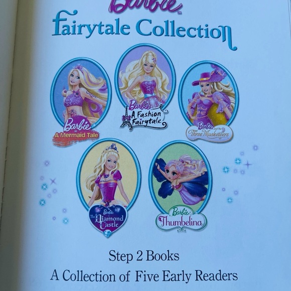 Barbie Fairytale Collection Step Into Reading 5 Story Book Collection - Picture 10 of 12